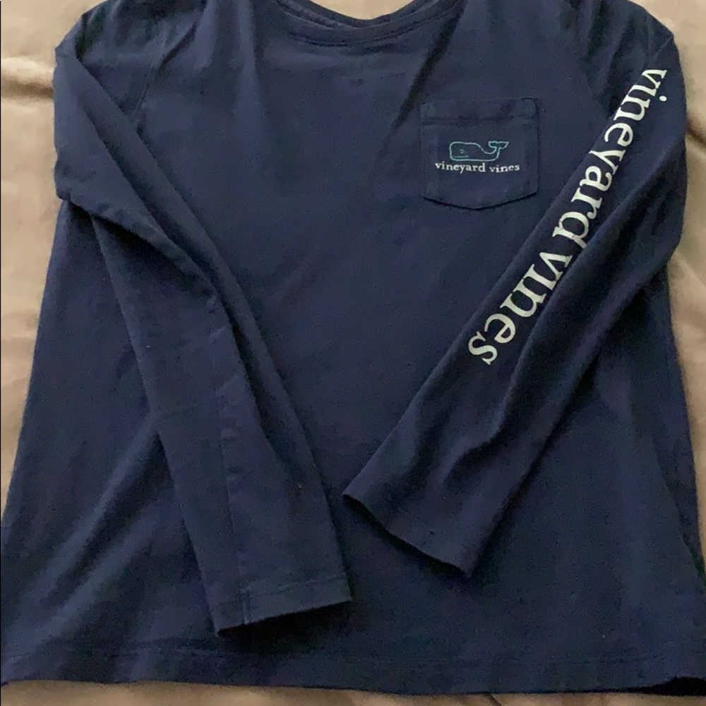 NAVY BLUE VINEYARD VINES SHIRT